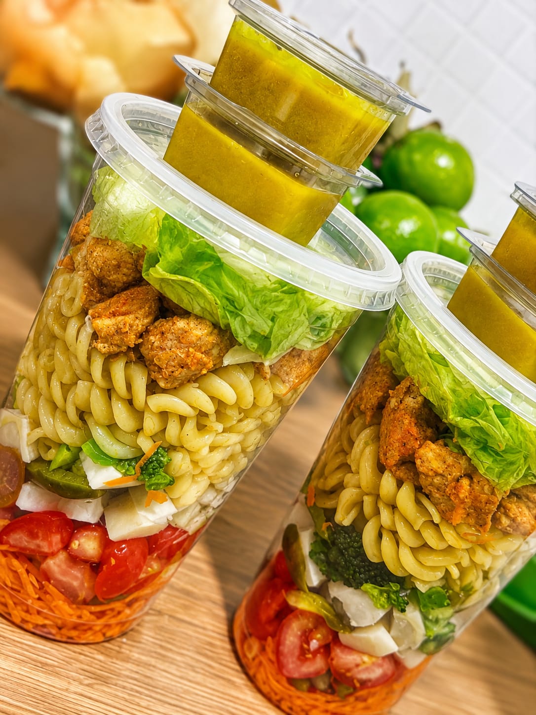 Salada de copo Caseirinho da Josi